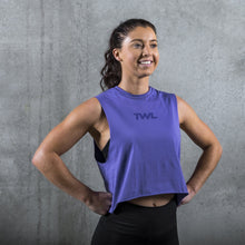 Load image into Gallery viewer, TWL - WOMEN'S SLASH CROP 2.0 - PURPLE
