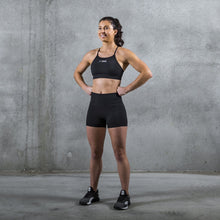 Load image into Gallery viewer, TWL - HIGH WAISTED WOMENS BOOTY BALANCE SHORT - BLACK