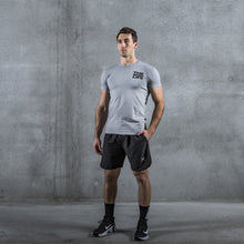 Load image into Gallery viewer, TWL - MEN'S SQUARE PRINT T-SHIRT - CHARCOAL MARL