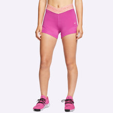 Load image into Gallery viewer, Nike - Pro Women's 3inch Training Shorts - FIRE PINK/WASHED CORAL