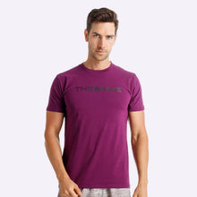 Load image into Gallery viewer, The Brave - Men's Waverider T-Shirt - Plum/Black