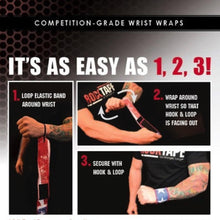 Load image into Gallery viewer, RockTape Rock Wrist - Wrist Wraps - Black/Red