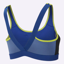 Load image into Gallery viewer, Nike - Women's Medium Support Sports Bra - Indigo Force/Indigo Storm/Black/Cyber