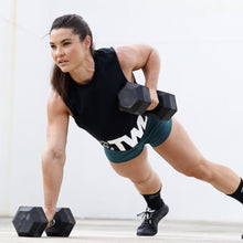 Load image into Gallery viewer, The WOD Life - Women's Classics Slash Crop Tank - Black