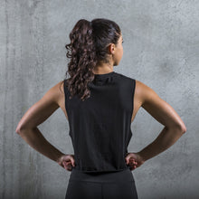 Load image into Gallery viewer, TWL - WOMEN'S SLASH CROP 2.0 - BLACK
