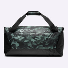 Load image into Gallery viewer, Nike - Brasilia Printed Training Duffel Bag - Medium - LIGHT SMOKE GREY/BLACK/METALLIC COOL GREY
