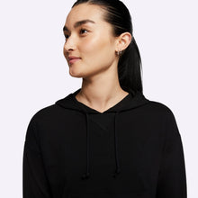 Load image into Gallery viewer, Nike - Yoga Women&#39;s Cropped Hoodie - BLACK/DARK SMOKE GREY
