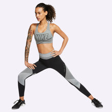 Load image into Gallery viewer, Nike - Women&#39;s Medium-Support Sports Bra - SMOKE GREY/PURE/BLACK

