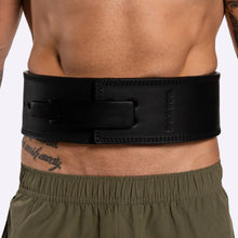 Load image into Gallery viewer, TWL - LEATHER LEVER BELT 2.0 - BLACK/BLACK
