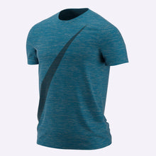 Load image into Gallery viewer, Nike Breathe - Men&#39;s Short-Sleeve Hyper Dry Training Top - Green Abyss/Celestial Teal/Black
