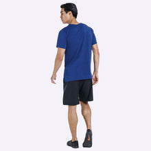 Load image into Gallery viewer, Nike - Dri-FIT Breathe Men&#39;s Short-Sleeve Training Top - Blue Void/Heather/White
