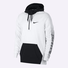 Load image into Gallery viewer, Nike - Dri-FIT Men&#39;s Fleece Training Hoodie - White/Black/Black
