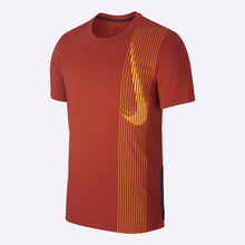 Load image into Gallery viewer, Nike - Dri-FIT Men&#39;s Short-Sleeve Training Top - Mystic Red/Obsidian/Laser Orange
