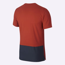 Load image into Gallery viewer, Nike - Dri-FIT Men&#39;s Short-Sleeve Training Top - Mystic Red/Obsidian/Laser Orange

