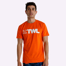 Load image into Gallery viewer, The WOD Life - Men's Classics Flux T-Shirt -  Golden Poppy/White
