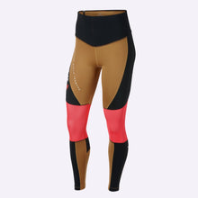 Load image into Gallery viewer, Nike - Dri-FIT Power Women&#39;s Graphic Training Tights - Wheat/Black/Ember Glow/White
