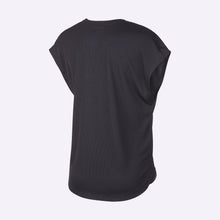 Load image into Gallery viewer, Nike - Dri-Fit Women&#39;s Short-Sleeve Yoga Training Top - Oil Grey/Black
