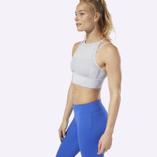 Load image into Gallery viewer, Reebok - Women's CrossFit MyoKnit Bra - Light Grey Heather/Cool Shadow
