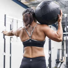 Load image into Gallery viewer, The WOD Life - Women's Swift Bra - Charcoal/Black

