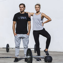 Load image into Gallery viewer, The WOD Life - Women's Swoop Singlet - Light Grey Marle
